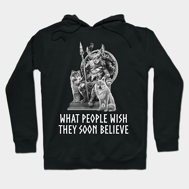 Viking Mythology Norse History Proverb Scandinavian Odin Hoodie by Styr Designs